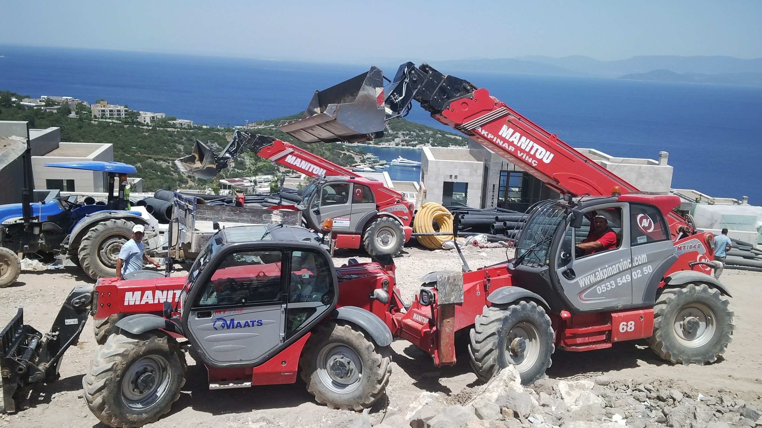 KİRALIK Manitou Telehandler 7 Metre 3.2 Ton
