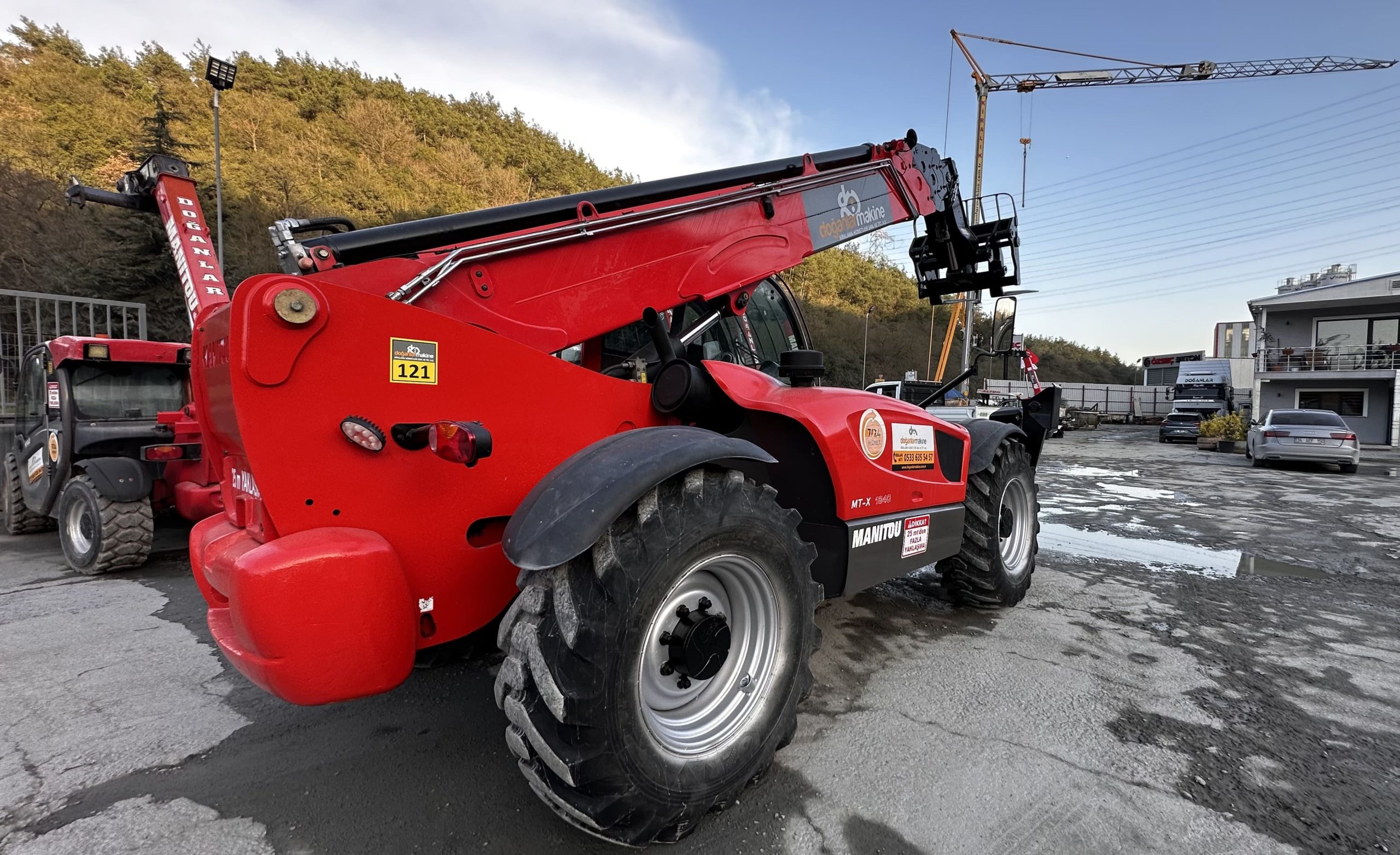 KİRALIK Manitou Telehandler 18 Metre 4 Ton