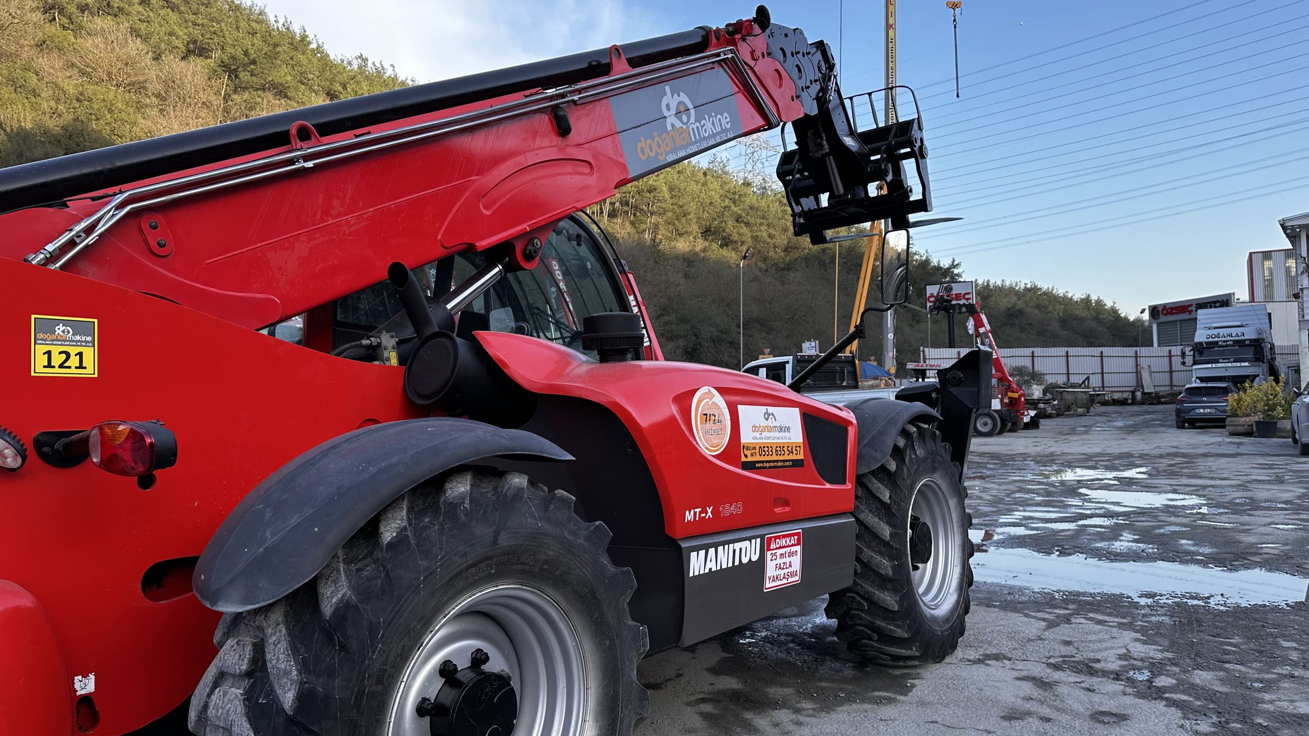 KİRALIK Manitou Telehandler 18 Metre 4 Ton
