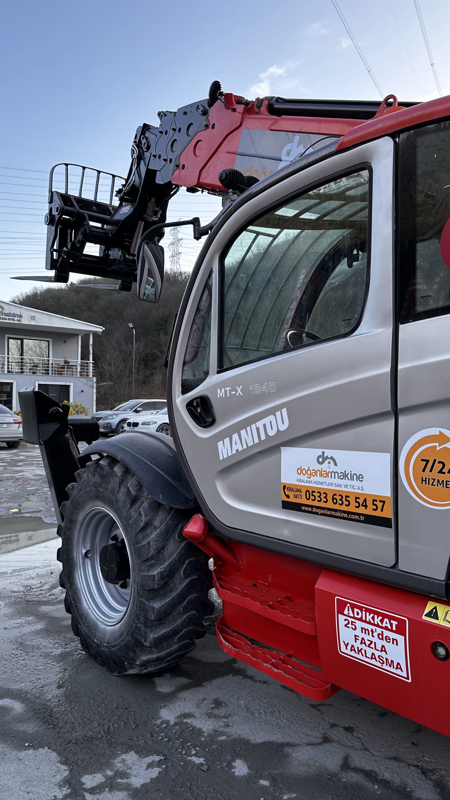 KİRALIK Manitou Telehandler 18 Metre 4 Ton