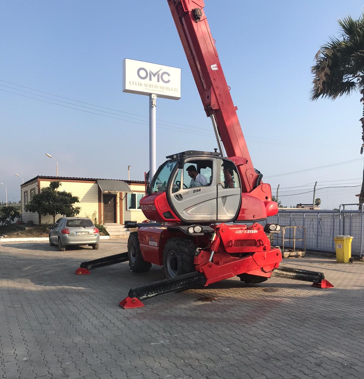 KİRALIK Manitou Telehandler 21 Metre 5 Ton ROTASYONLU