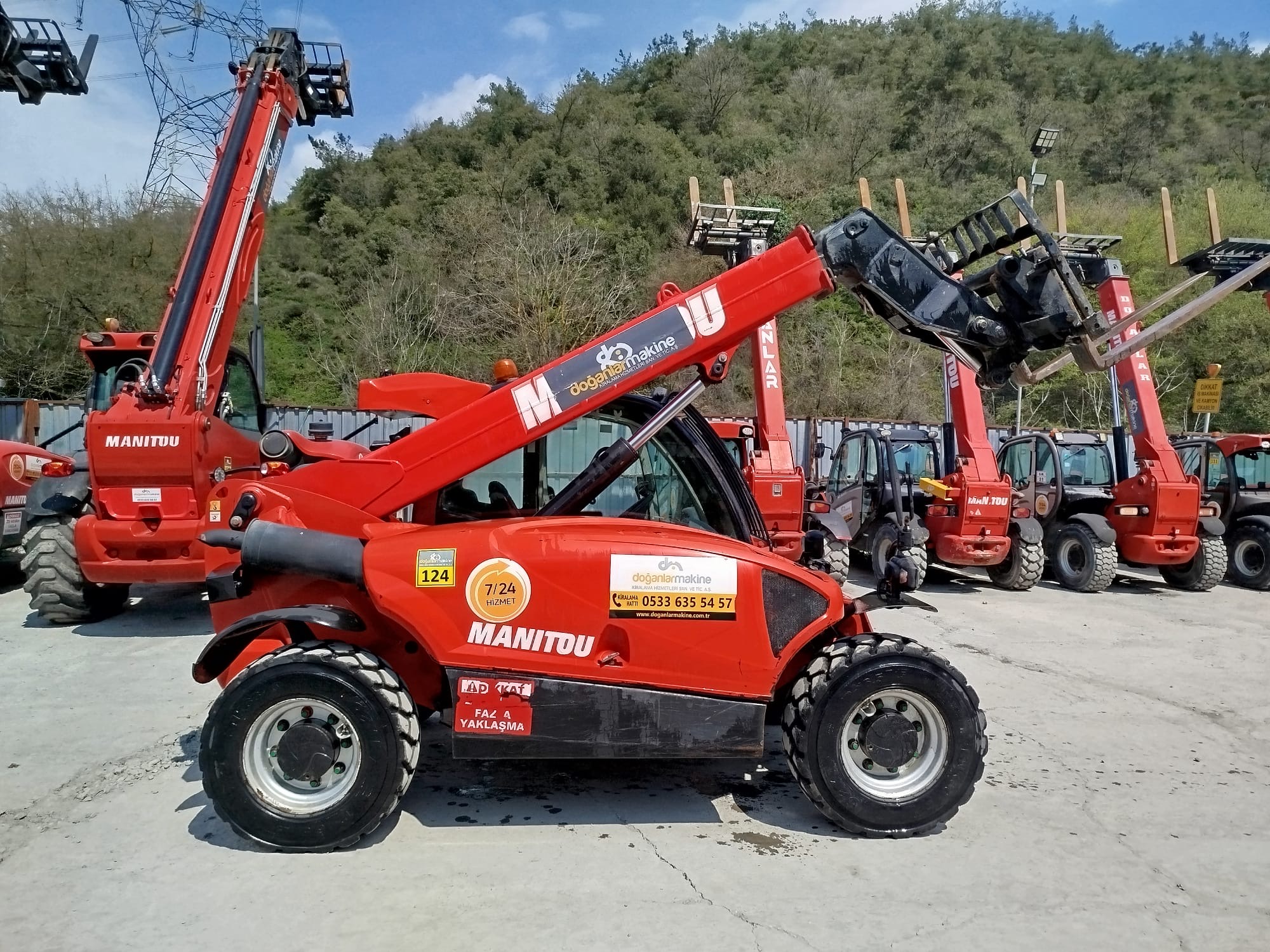 SATILIK MANİTOU 625 2017 MODEL 11900 SAATTE DM124