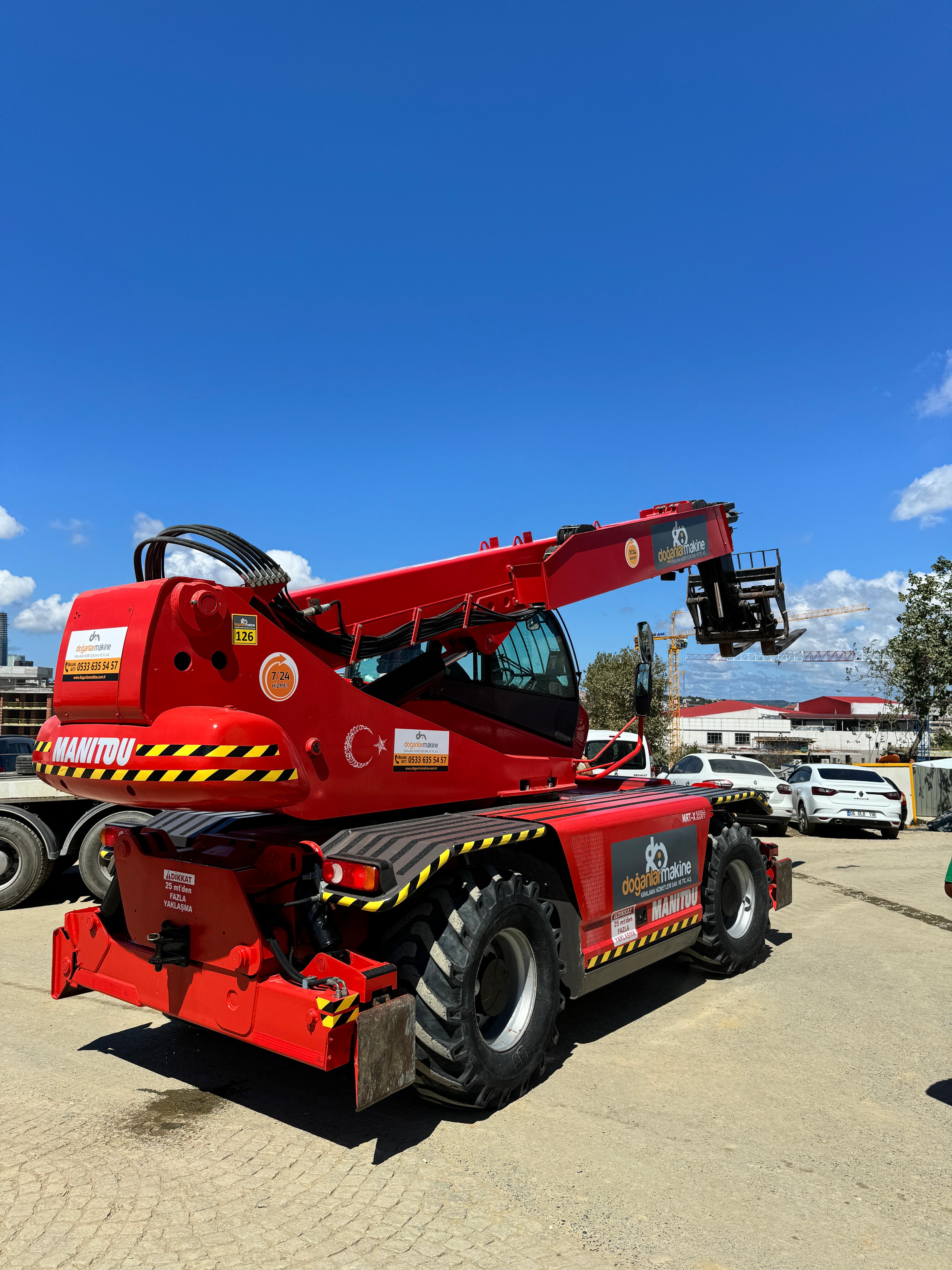 SATILIK MANİTOU MRT-X 2550 2018 MODEL   8000 SAATTE DM126